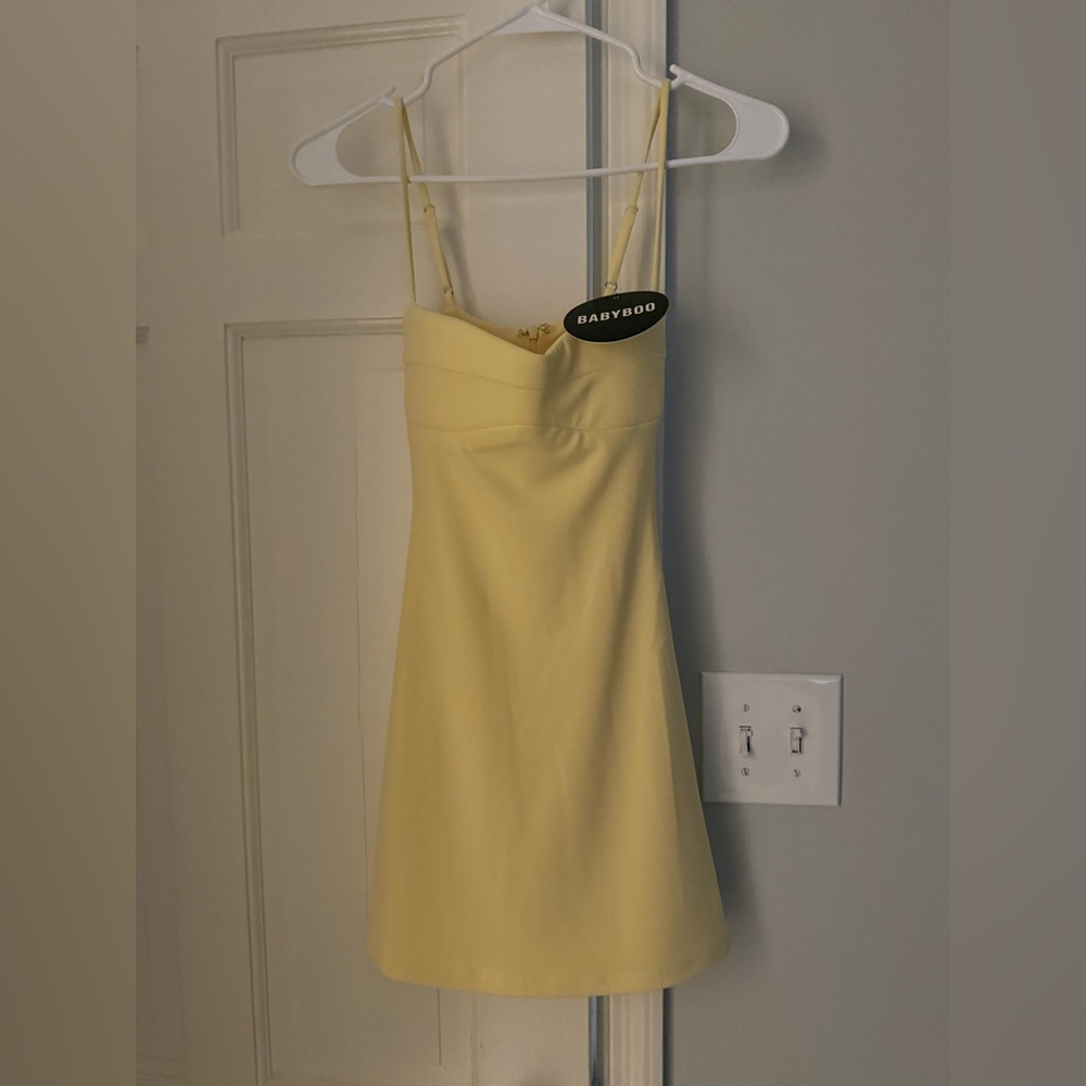 Baby boo light yellow dress